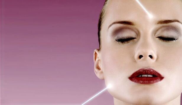 fascicul laser pentru întinerirea pielii feței